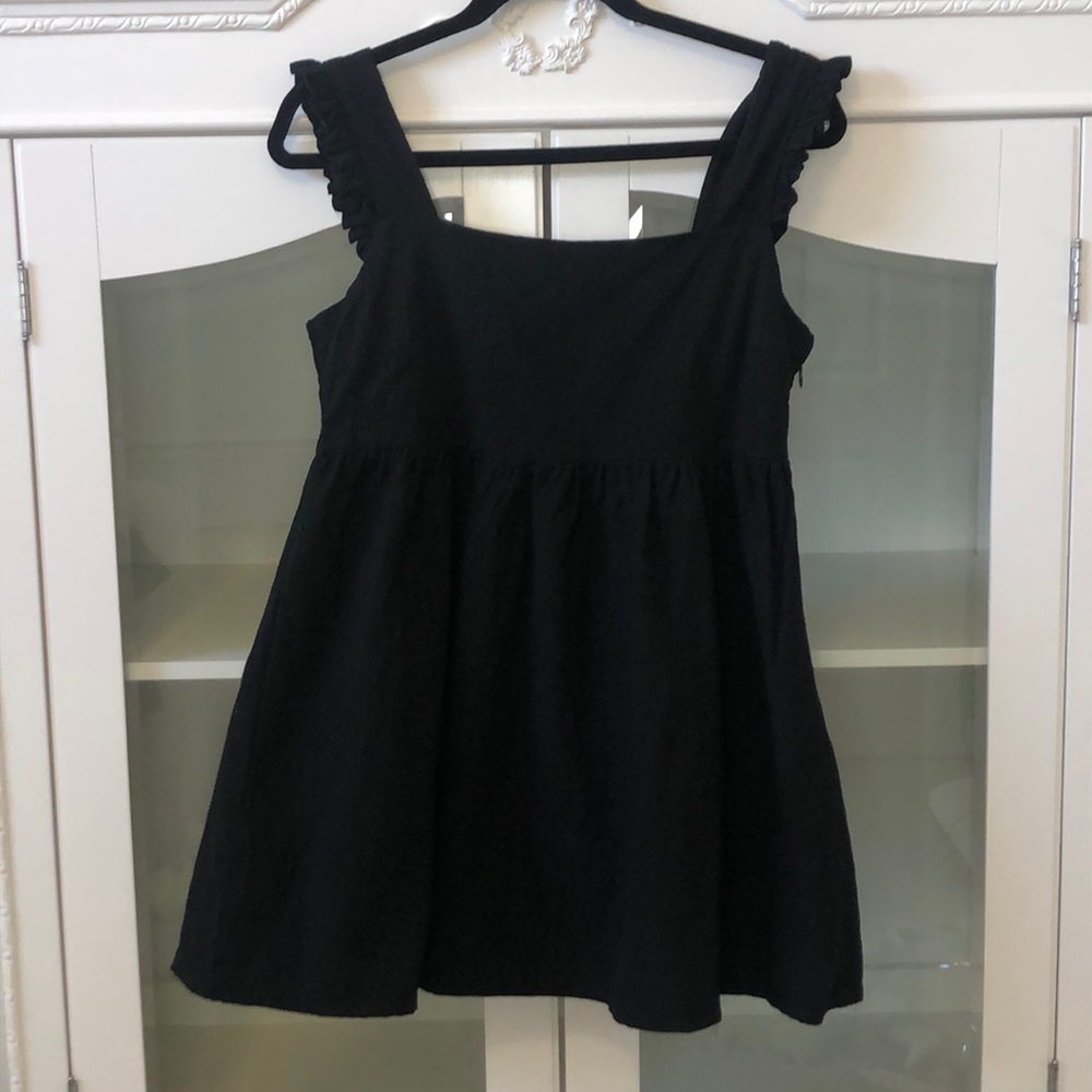 Nasty gal black baby doll dress